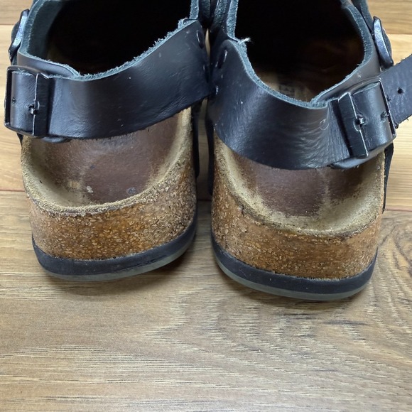 Birkenstock Boston Tokio Super Grip Clogs Womens 6 W EU 37 Black Leather - Picture 7 of 11